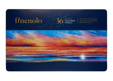 Набор цветных карандашей Finenolo 36 цветов в металлическом пенале
