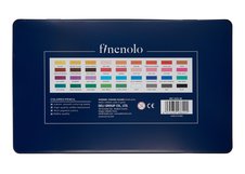 Набор цветных карандашей Finenolo 36 цветов в металлическом пенале