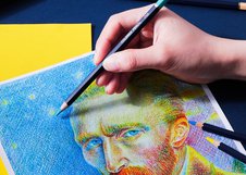 Набор цветных карандашей Finenolo 36 цветов в металлическом пенале