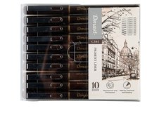 Набор капиллярных ручек Dmast Pigment Liner черные 10 размеров в блистере