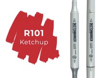 Маркер для скетчинга спиртовой Sketchmarker Classic R101 Кетчуп