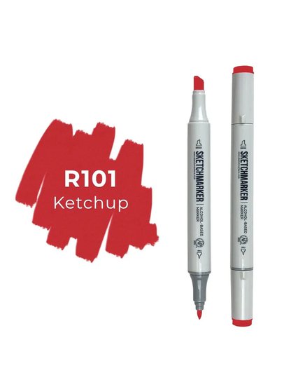 Маркер для скетчинга спиртовой Sketchmarker Classic R101 Кетчуп
