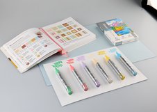 Набор акриловых маркеров Dmast Pastel 6 цветов наконечник 2мм в картонной упаковке