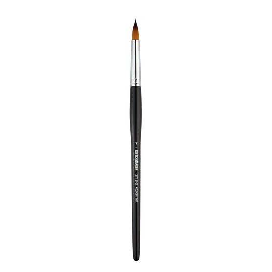 Кисть для акрила Sketchmarker 371S имитация колонка круглая укороченная ручка короткая №7