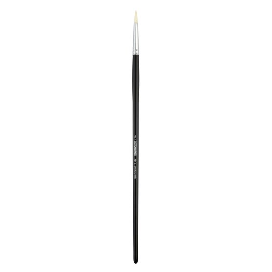 Кисть для акрила Sketchmarker 351 жесткая синтетика круглая ручка длинная №5