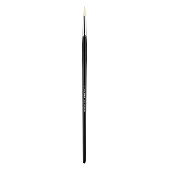 Кисть для акрила Sketchmarker 351 жесткая синтетика круглая ручка длинная №6