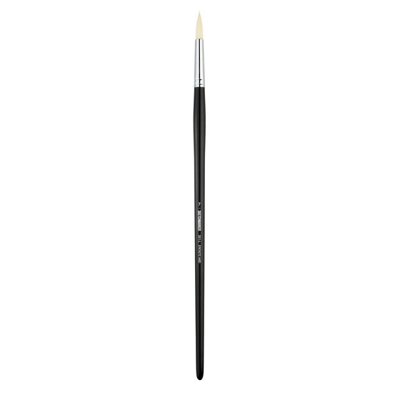 Кисть для акрила Sketchmarker 351 жесткая синтетика круглая ручка длинная №7