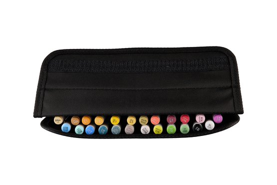 Набор маркеров для скетчинга Sketchmarker Classic Main Set 24 цв. в текстильном органайзере