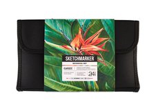 Набор маркеров для скетчинга Sketchmarker Classic Botanical Set 24 цв. в текстильном органайзере