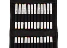 Набор маркеров для скетчинга Sketchmarker Classic Botanical Set 24 цв. в текстильном органайзере