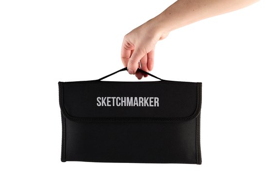 Набор маркеров для скетчинга Sketchmarker Classic Nature Set 24 цв. в текстильном органайзере