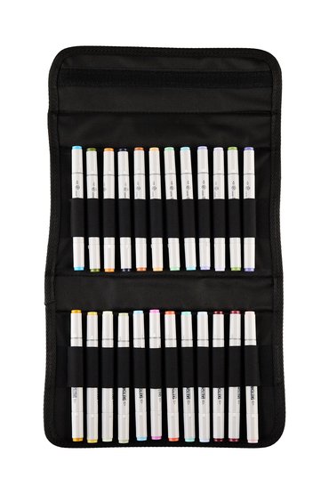 Набор маркеров для скетчинга Sketchmarker Classic Nature Set 24 цв. в текстильном органайзере