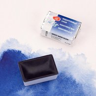Пигментный состав: 
 P.B.60 
Светостойкость: ***  - светостойкие краски Укрывистость: □  - прозрачные краски Устойчивость к смыванию: ∆ ∕▲  - смываемые      Профессиональные художественных акварельные краски «Белые ночи» представляют собой тонкодисперсные суспензии пигментов и наполнителей в связ…