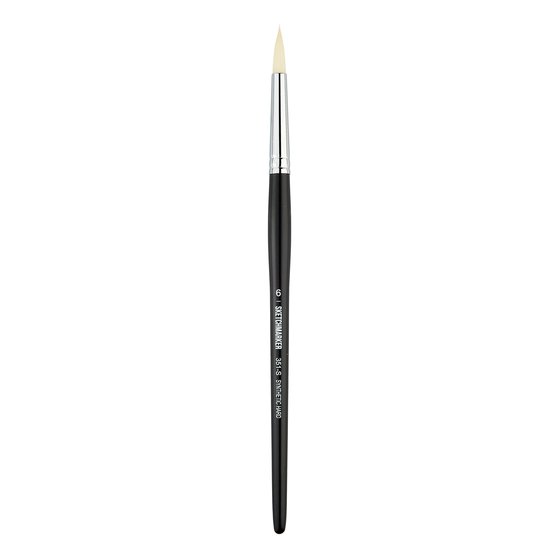 Кисть для акрила Sketchmarker 351 жесткая синтетика круглая ручка короткая №6