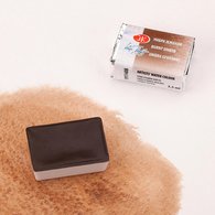 Пигментный состав: 
 P.Br.7 
Светостойкость: ***  - светостойкие краски Укрывистость: □■  - полупрозрачные краски Устойчивость к смыванию: ∆  - легкосмываемые с бумаги 
Грануляция: G  - гранулирующие краски    Профессиональные художественных акварельные краски «Белые ночи» представляют собой тон…