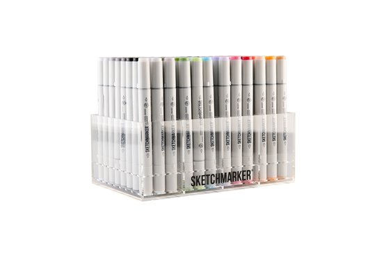 Набор маркеров для скетчинга Sketchmarker Classic Big Studio Set 96 цв. в пластик. органайзере