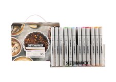 Набор маркеров для скетчинга Sketchmarker Classic Big Studio Set 96 цв. в пластик. органайзере
