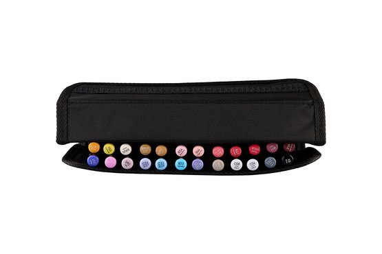 Набор маркеров для скетчинга Sketchmarker Brush Pro Fashion Set 24 цв. в текстильном органайзере