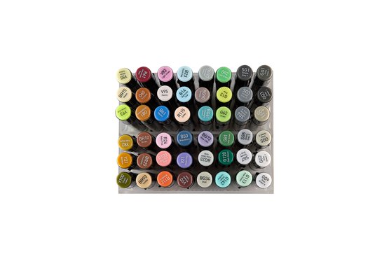 Набор маркеров для скетчинга Sketchmarker Brush Pro Studio Set 48 цв. в пластик. органайзере