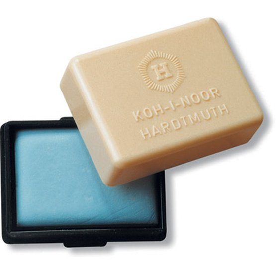 Ластик-клячка SOFT "KOH-I-NOOR" 6422 в пластиковой упаковке, голубой