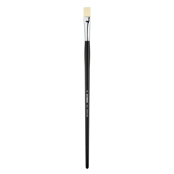 Кисть для акрила Sketchmarker 352 жесткая синтетика плоская ручка длинная №14