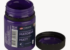 Краска акриловая матовая для декоративного творчества "Decola"фиолетовая цв. №607 банка 50мл