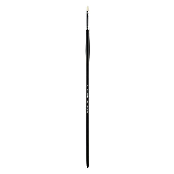 Кисть для акрила Sketchmarker 352 жесткая синтетика плоская ручка длинная №6