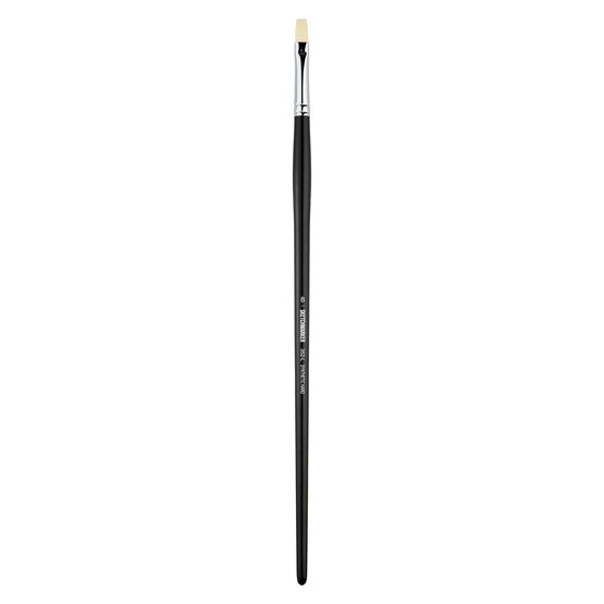 Кисть для акрила Sketchmarker 352 жесткая синтетика плоская ручка длинная №8