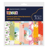 Разноцветная бумага - основа для создания коллажей в техниках скрапбукинг и кардмейкинг. Предназначена для оформления открыток, фотоальбомов, коробок, блокнотов и других скрап-объектов, а так же упаковки небольших подарков.

Размер: 15х15  см
Плотность: 160 г/м2.
Односторонние. 
8 сюжетов, 40 листо…
