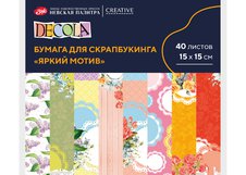 Разноцветная бумага - основа для создания коллажей в техниках скрапбукинг и кардмейкинг. Предназначена для оформления открыток, фотоальбомов, коробок, блокнотов и других скрап-объектов, а так же упаковки небольших подарков.

Размер: 15х15  см
Плотность: 160 г/м2.
Односторонние. 
8 сюжетов, 40 листо…