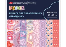 Разноцветная бумага - основа для создания коллажей в техниках скрапбукинг и кардмейкинг. Предназначена для оформления открыток, фотоальбомов, коробок, блокнотов и других скрап-объектов, а так же упаковки небольших подарков.

Размер: 15х15  см
Плотность: 160 г/м2.
Односторонние. 
8 сюжетов, 40 листо…
