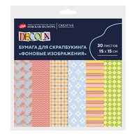 Разноцветная бумага - основа для создания коллажей в техниках скрапбукинг и кардмейкинг. Предназначена для оформления открыток, фотоальбомов, коробок, блокнотов и других скрап-объектов, а так же упаковки небольших подарков.

Размер: 15х15  см
Плотность: 160 г/м2.
Односторонние. 
6 сюжетов, 30 листо…