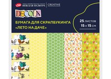 Разноцветная бумага - основа для создания коллажей в техниках скрапбукинг и кардмейкинг. Предназначена для оформления открыток, фотоальбомов, коробок, блокнотов и других скрап-объектов, а так же упаковки небольших подарков.

Размер: 15х15  см
Плотность: 160 г/м2.
Односторонние. 
5 сюжетов, 25 листо…