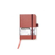 Блокнот для зарисовок Sketchmarker 140г/кв.м 9*14см 80л твердая обложка Красный винтаж