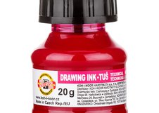 KOH-I-NOOR 1417005 Тушь цветная, 20 г, фуксия УЦЕНКА