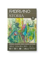 Бумага для рисования Fabriano Storia изготовлена с добавлением 25% хлопковых волокон.
Её поверхность с фактурой «felt-marked» имеет мягкую и деликатную текстуру, идеально подходящую для тонких штрихов и точных линий. Бумага обладает архивным качеством (сертифицирована для долговременного хранения)…