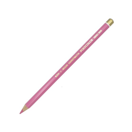 Карандаш художественный цветной Polycolor "KOH-I-NOOR" 3800, 12 шт/уп, франц. розовый светл