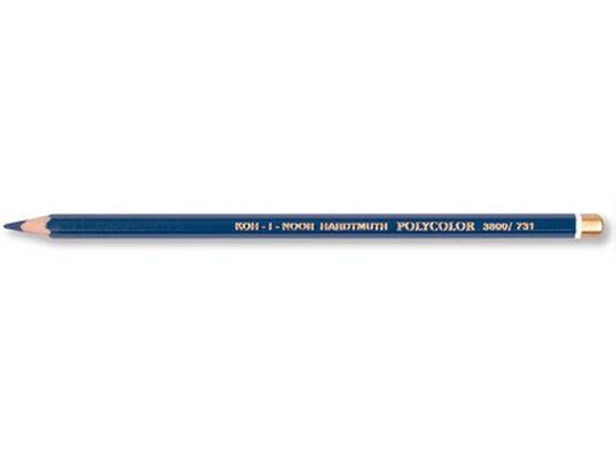 Карандаш художественный цветной Polycolor "KOH-I-NOOR" 3800, 12 шт/уп, бирюзовый темный