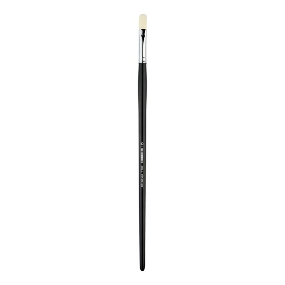 Кисть для акрила Sketchmarker 353L жесткая синтетика овальная удлиненная ручка длинная №10