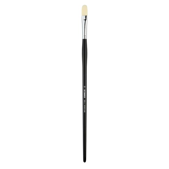 Кисть для акрила Sketchmarker 353L жесткая синтетика овальная удлиненная ручка длинная №12