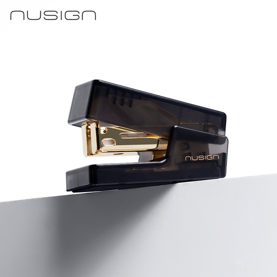 Набор мини-степлер NuSign "Golden Peak", для скоб № 24/6 и 26/6, скобы в комплекте, блистер