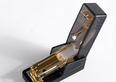 Набор мини-степлер NuSign "Golden Peak", для скоб № 24/6 и 26/6, скобы в комплекте, блистер