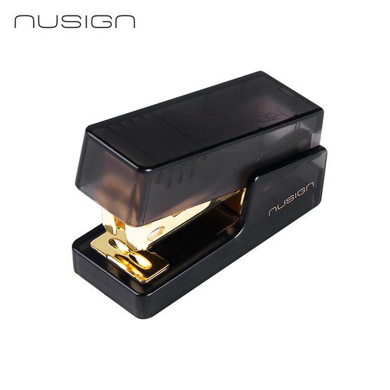 Набор мини-степлер NuSign "Golden Peak", для скоб № 24/6 и 26/6, скобы в комплекте, блистер
