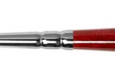 DК13R Roubloff Кисть колонок круглая нестандартная ручка бордо № 10/0