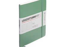 Блокнот Leuchtturm1917 Classic A5 (14.5x21см.) 80г/м2 - 123 стр. в точку, мягкая обложка, цвет: шалфей