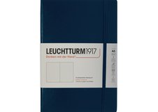 Блокнот Leuchtturm1917 Classic A5 (14.5x21см.) 80г/м2 - 123 стр. в точку, мягкая обложка, цвет: синий неви