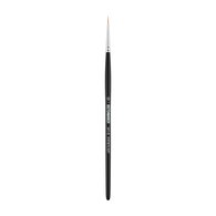 Кисть для акрила Sketchmarker 341 синтетика мягкая круглая ручка короткая №0