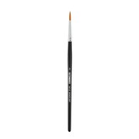 Кисть для акрила Sketchmarker 341 синтетика мягкая круглая ручка короткая №3