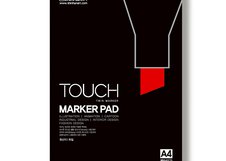 Альбом для маркеров ShinHan TOUCH 75г/м2 A4 20л склейка по короткой стороне