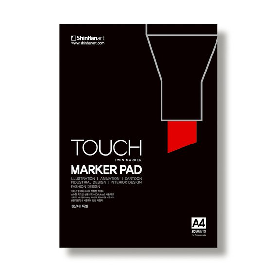 Альбом для маркеров ShinHan TOUCH 75г/м2 A4 20л склейка по короткой стороне